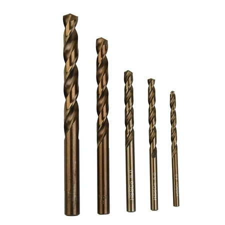 BCLONG 5PCS HSS-CO Cobalt Drill Bits M35 Set 4/5/6/8/10mm for Carpentry Tools Kit
BCLONG 5PCS HSS-CO Cobalt Drill Bits M35 Set 4/5/6/8/10mm for Carpentry Tools Kit