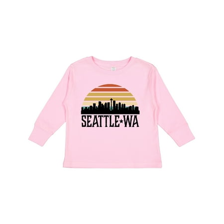 Inktastic Seattle Washington Skyline Sunset Gift Toddler Boy or Toddler Girl Long Sleeve T-Shirt
Inktastic Seattle Washington Skyline Sunset Gift Toddler Boy or Toddler Girl Long Sleeve T-Shirt