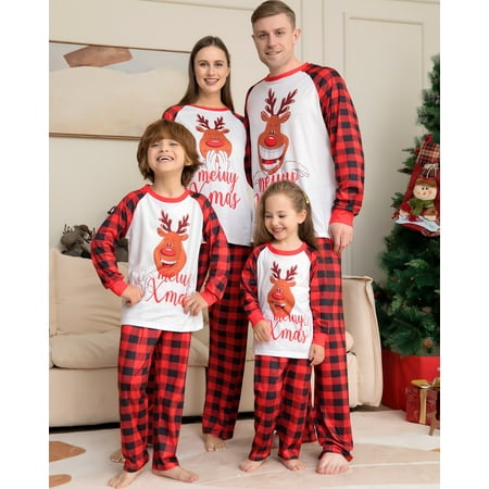 Christmas Family Matching Sets Pajamas Women Cotton Jammies Men Clothes Sleepwear Long Sleeve Pjs
Christmas Family Matching Sets Pajamas Women Cotton Jammies Men Clothes Sleepwear Long Sleeve Pjs