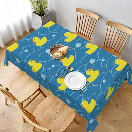 Tablecloth Rubber Duck Swimming Table Cloth For Rectangle Tables Waterproof Resistant Picnic Table Covers For Kitchen Dining/Party(60x90in)
Tablecloth Rubber Duck Swimming Table Cloth For Rectangle Tables Waterproof Resistant Picnic Table Covers For Kitchen Dining/Party(60x90in)