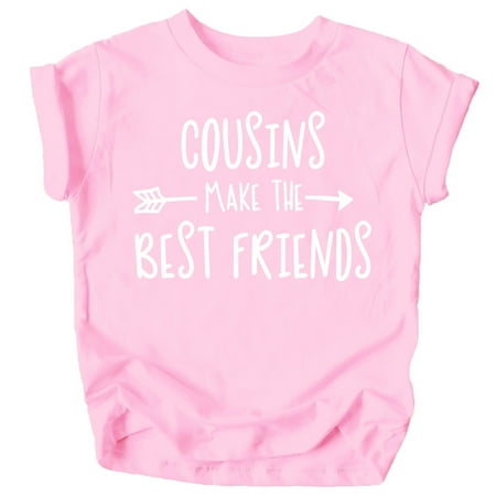 Cousins Make The Best Friend T-Shirt for Baby and Toddler Girls Fun Family Outfits Pink Shirt 4T
Cousins Make The Best Friend T-Shirt for Baby and Toddler Girls Fun Family Outfits Pink Shirt 4T