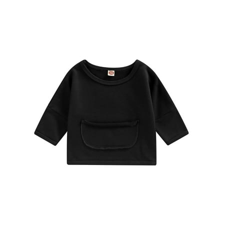 MISOWMNJOY Toddler Baby Boy Girl Pocket Crewneck Sweatshirt Kids Solid Color Long Sleeve Shirt Casual Tops
MISOWMNJOY Toddler Baby Boy Girl Pocket Crewneck Sweatshirt Kids Solid Color Long Sleeve Shirt Casual Tops