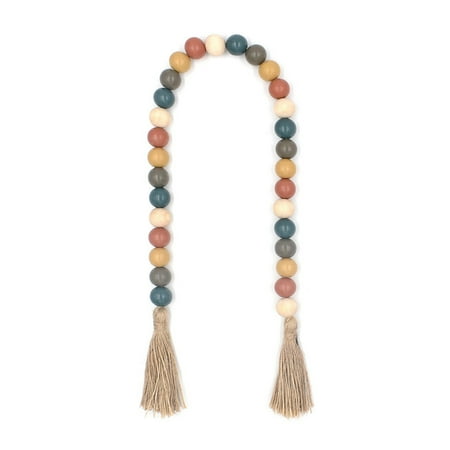 greenhome Wooden Beads String Healthy Eco-friendly Minimalistic All Match American Village Style Decorative Vintage Hemp Rope Tassel Bead Wall Ornament
greenhome Wooden Beads String Healthy Eco-friendly Minimalistic All Match American Village Style Decorative Vintage Hemp Rope Tassel Bead Wall Ornament