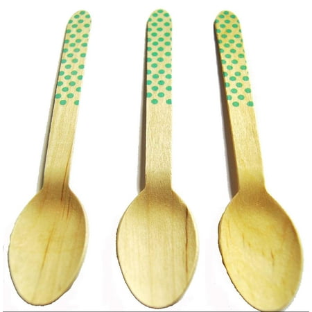 Polka Dot Wooden Spoons 6-Inch Pack of 36 - Polka Dot Spoons