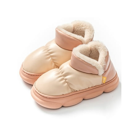 Difumos Unisex Boot Slipper Thick Sole House Shoes Waterproof Winter Slippers Indoor Anti-Slip Warm Bootie Comfort Plush Lining Home Shoe Pink 5.5-6
Difumos Unisex Boot Slipper Thick Sole House Shoes Waterproof Winter Slippers Indoor Anti-Slip Warm Bootie Comfort Plush Lining Home Shoe Pink 5.5-6