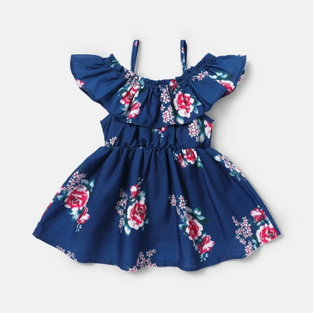 PatPat Baby Girl Allover Floral Print Cold Shoulder Ruffle Trim Dress
PatPat Baby Girl Allover Floral Print Cold Shoulder Ruffle Trim Dress
