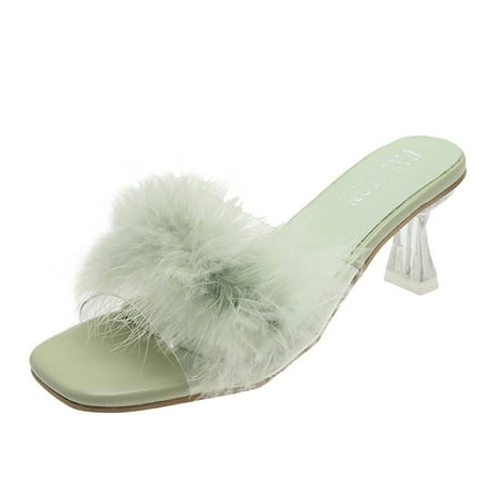 iOPQO Women s sandals Women s Outdoor Wedding Summer Slip On High Heels Beach Open Toe Breathable Sandals Fish Mouth Shoes FASHION Fashion Wedding Leather Green 38
iOPQO Women s sandals Women s Outdoor Wedding Summer Slip On High Heels Beach Open Toe Breathable Sandals Fish Mouth Shoes FASHION Fashion Wedding Leather Green 38