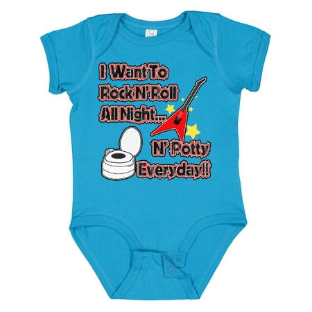 Inktastic I Want to Rock N Roll N Potty Everyday!! Gift Baby Boy or Baby Girl Bodysuit
Inktastic I Want to Rock N Roll N Potty Everyday!! Gift Baby Boy or Baby Girl Bodysuit