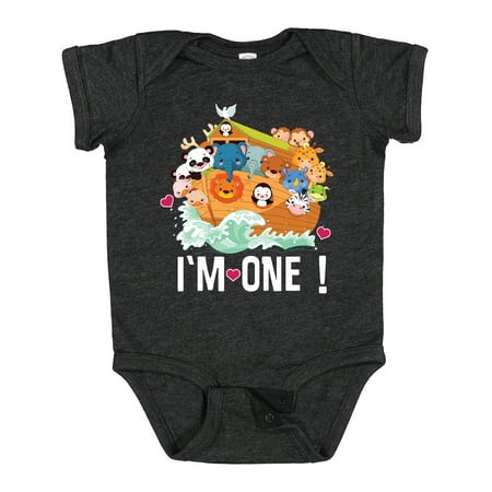Inktastic 1st Birthday Noah Ark Outfit Gift Baby Boy or Baby Girl Bodysuit
