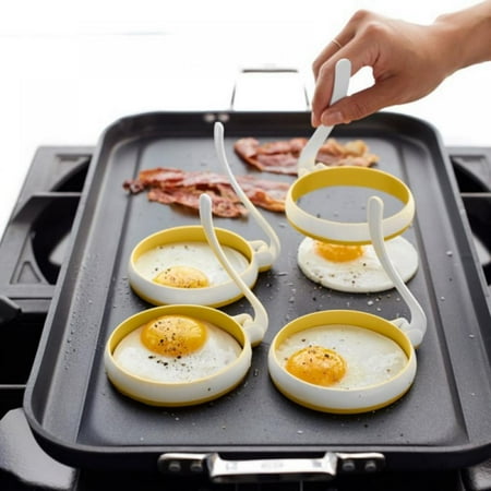 Silicone Egg Ring Egg Rings Non Stick Egg Cooking Rings Perfect Fried Egg Mold or Pancake Rings
Silicone Egg Ring Egg Rings Non Stick Egg Cooking Rings Perfect Fried Egg Mold or Pancake Rings