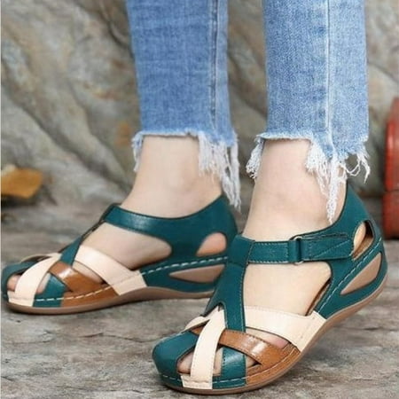 Large Size Summer New European and American Retro Round Toe Wedge Women‘s Shoes Cross Buckle Women‘s Sandals
Large Size Summer New European and American Retro Round Toe Wedge Women‘s Shoes Cross Buckle Women‘s Sandals