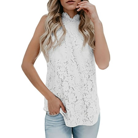 Yobecho Ladies Summer Lace Crochet Vest Camisole