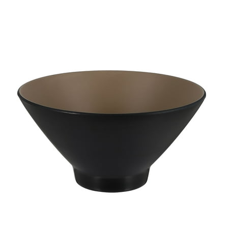 1Pc Simulated Ceramic Bowl Melamine Soup Storage Bowl Plastic Ramen Bowl