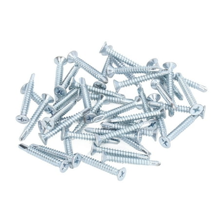 Drill Screws Metal Drilling Screw 50PCS Multifunctional For Home Furniture Repair For Industrial Fastening Flat Head
Drill Screws Metal Drilling Screw 50PCS Multifunctional For Home Furniture Repair For Industrial Fastening Flat Head