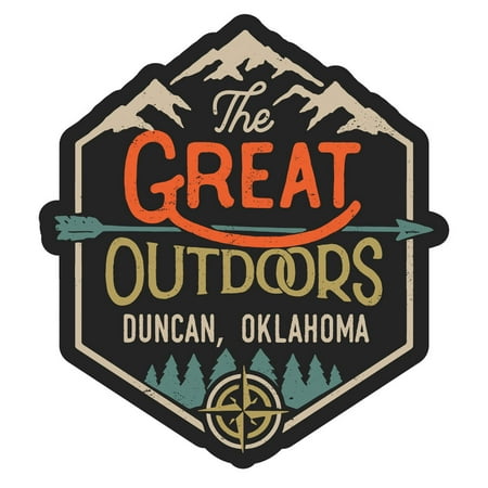 Duncan Oklahoma The Great Outdoors Design 2-Inch Fridge Magnet