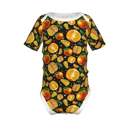 Junzan Tangerine Print Short-Sleeve Baby Climbing Clothes Bodysuits for Infant One-Piece for Baby Boys & Girls Baby Clothes Baby Romper with Snap Closure-12 Months
Junzan Tangerine Print Short-Sleeve Baby Climbing Clothes Bodysuits for Infant One-Piece for Baby Boys & Girls Baby Clothes Baby Romper with Snap Closure-12 Months