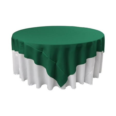 TCpop90x90-TealP43 Polyester Poplin Square Tablecloth Teal - 90 x 90 in.