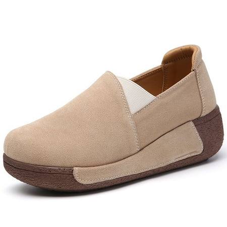 Women‘s Platform Wedge Rocker Shoes Comfortable Lightweight Slip On Shoes Casual Walking Shoes
Women‘s Platform Wedge Rocker Shoes Comfortable Lightweight Slip On Shoes Casual Walking Shoes