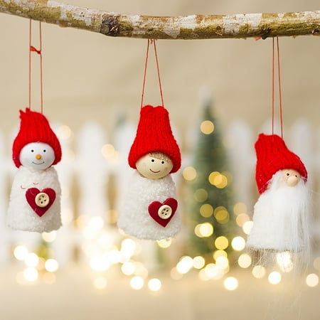 〖Yilirongyumm〗 Home Decor Christmas Decorations Wooden Doll Pendant Mini Doll Pendant
〖Yilirongyumm〗 Home Decor Christmas Decorations Wooden Doll Pendant Mini Doll Pendant