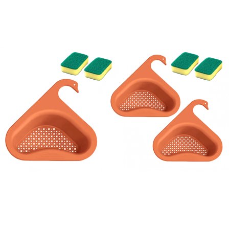 Tiyuyo Sink Strainer Colander Drain Basket 1pc Hanging Shelf Rack with 2 Sponges
Tiyuyo Sink Strainer Colander Drain Basket 1pc Hanging Shelf Rack with 2 Sponges