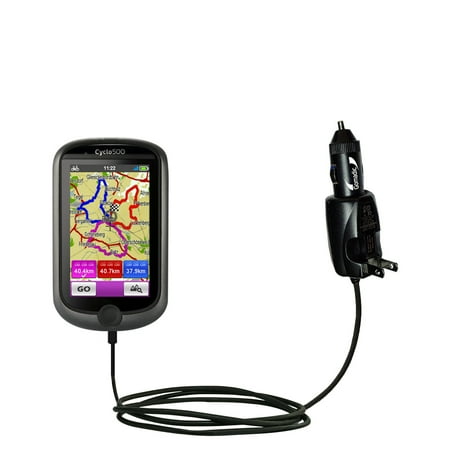 Intelligent Dual Purpose DC Vehicle and AC Home Wall Charger suitable for the Mio Cyclo 500 / 505 / HC - Two critical functions, one unique charger -