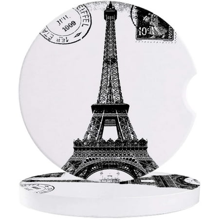 KXMDXA Eiffel Tower Vintage Postmark Set of 6 Car Coaster for Drinks Absorbent Ceramic Stone Coasters Cup Mat with Cork Base for Home Kitchen Room Coffee Table Bar Decor
KXMDXA Eiffel Tower Vintage Postmark Set of 6 Car Coaster for Drinks Absorbent Ceramic Stone Coasters Cup Mat with Cork Base for Home Kitchen Room Coffee Table Bar Decor