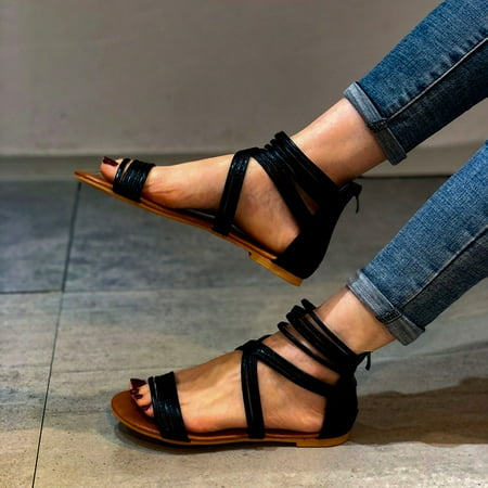 Aayomet Sandals for Women Fashion Sandals Summer Open Shoes Zipper Serpentine Breathable Beach Women s Toe Women s sandals Black 8.5
Aayomet Sandals for Women Fashion Sandals Summer Open Shoes Zipper Serpentine Breathable Beach Women s Toe Women s sandals Black 8.5
