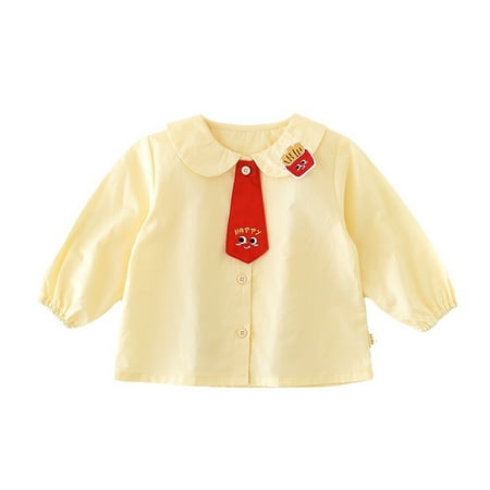 Dr.Eam Toddler Children S Cotton Top New Boy Cartoon Little French Fries Shirt Baby Girl Handsome Casual Autumn Clothes Fashion Tops Casual Soft Dailywear Light Yellow 3 Y-4 Y
Dr.Eam Toddler Children S Cotton Top New Boy Cartoon Little French Fries Shirt Baby Girl Handsome Casual Autumn Clothes Fashion Tops Casual Soft Dailywear Light Yellow 3 Y-4 Y