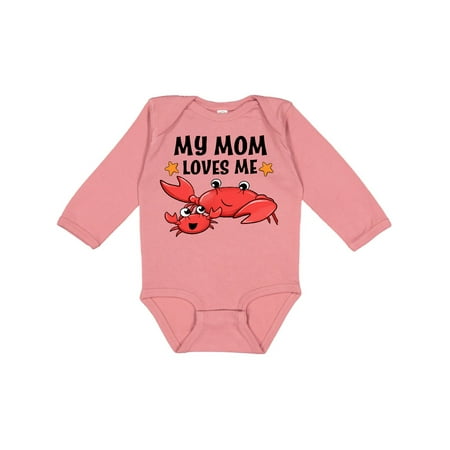 Inktastic My Mom Loves Me- cute crab family Gift Baby Boy or Baby Girl Long Sleeve Bodysuit
Inktastic My Mom Loves Me- cute crab family Gift Baby Boy or Baby Girl Long Sleeve Bodysuit