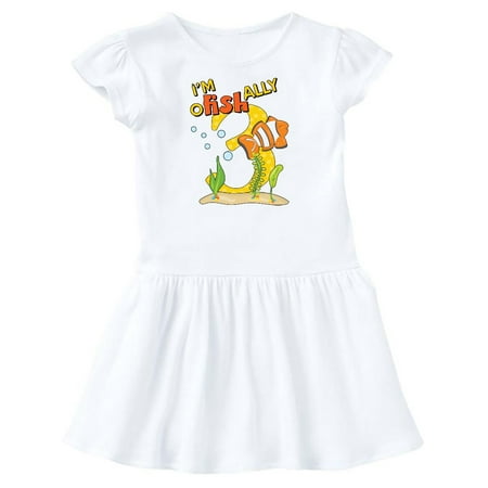 Inktastic I m O-Fish-Ally Three cute clownfish third birthday Gift Toddler Girl Dress
Inktastic I m O-Fish-Ally Three cute clownfish third birthday Gift Toddler Girl Dress