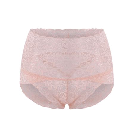 Douhoow Women Lace Panties High Waist Briefs Hollowed out Thongs Underwear M-3XL
