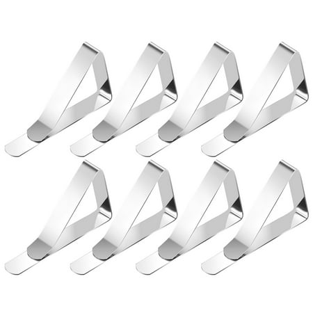 TINYSOME Stainless Steel Tablecloth Clips Set Flexible Table Cloth Cover Clamps Fixer for Home Bedroom Office Desktop Cloth Fix
TINYSOME Stainless Steel Tablecloth Clips Set Flexible Table Cloth Cover Clamps Fixer for Home Bedroom Office Desktop Cloth Fix