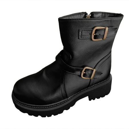 Ediodpoh Round Head Snow Boots Velvet Thick Bottom Boots Casual Short Boots Boots for Women Black 7
Ediodpoh Round Head Snow Boots Velvet Thick Bottom Boots Casual Short Boots Boots for Women Black 7
