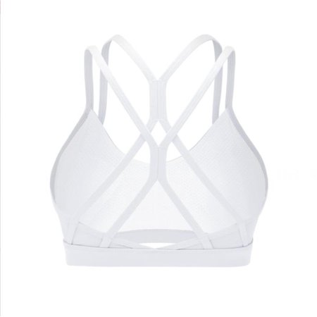 Women s Sports Quick Dry Lingerie Women Yoga Fitness Sports Beauty Back Lingerie Thin Straps Sexy Sports Bra White L
Women s Sports Quick Dry Lingerie Women Yoga Fitness Sports Beauty Back Lingerie Thin Straps Sexy Sports Bra White L
