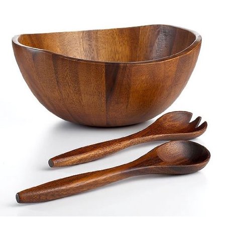 The Cellar Serveware, Acacia Wood 3 Piece Salad Set