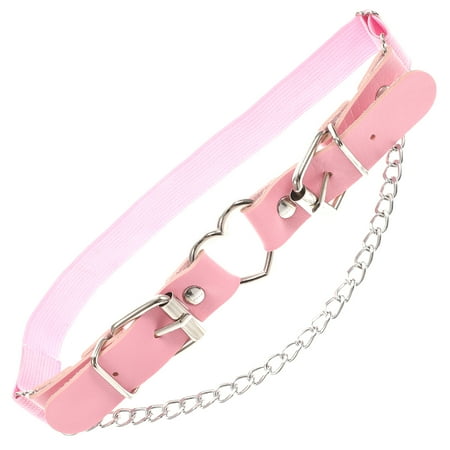 Leather Thigh Garter with Chain Punk Heart Leg Garter Leg Band Women Leg Decor
Leather Thigh Garter with Chain Punk Heart Leg Garter Leg Band Women Leg Decor