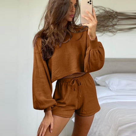 VKEKIEO Pajamas for Women Women s O-Neck Two Piece Suit Long Sleeve Casual Solid Color Women Suit
VKEKIEO Pajamas for Women Women s O-Neck Two Piece Suit Long Sleeve Casual Solid Color Women Suit