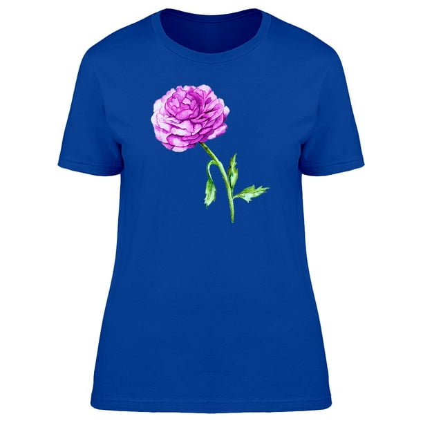 Violet Peony Flower Tee Women's -Image by Shutterstock