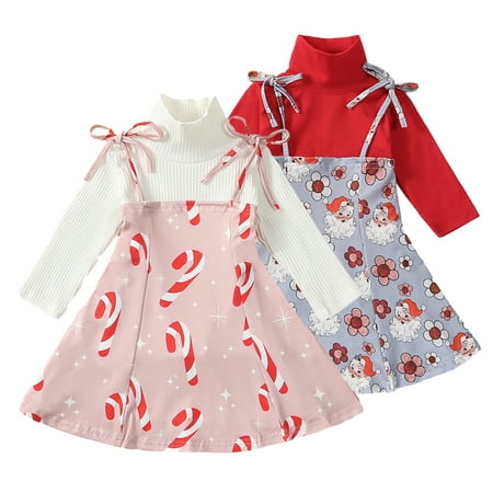 KYAIGUO Christmas Kids Girl s Turtleneck Sweater + Skirt Outfit Knit Sweater Long Sleeve Top Fashion Halter Xmas Floral Skirts Dress 2PCS Christmas Kids Clothes Set
KYAIGUO Christmas Kids Girl s Turtleneck Sweater + Skirt Outfit Knit Sweater Long Sleeve Top Fashion Halter Xmas Floral Skirts Dress 2PCS Christmas Kids Clothes Set