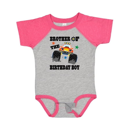 Inktastic Brother of the Birthday Boy Truck Gift Baby Boy Bodysuit