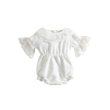 Binpure Baby Girl Summer Jumpsuit Lace Short Sleeves Crew Neck Dot Romper Bodysuit Outdoor Wear
Binpure Baby Girl Summer Jumpsuit Lace Short Sleeves Crew Neck Dot Romper Bodysuit Outdoor Wear