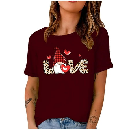 Corset Top Long Sleeve Workout Tops for Women Women Casual Valentine s Day Short Sleeve Digital Printing Round Neck Loose T-Shirt Blouse Tops Valentines Shirts for Women Red XL
Corset Top Long Sleeve Workout Tops for Women Women Casual Valentine s Day Short Sleeve Digital Printing Round Neck Loose T-Shirt Blouse Tops Valentines Shirts for Women Red XL