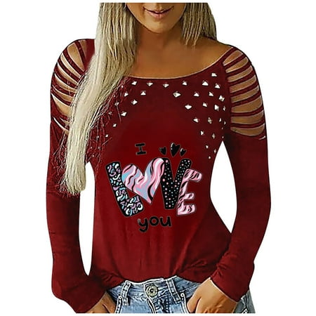 Juebong Valentine s Day Outfit Matching Pullover Tops for Couples Funny Gift Idea for Her Wife Lightweight Hollow Out Long Sleeve Sweatshirt Wine shirts for women S
Juebong Valentine s Day Outfit Matching Pullover Tops for Couples Funny Gift Idea for Her Wife Lightweight Hollow Out Long Sleeve Sweatshirt Wine shirts for women S