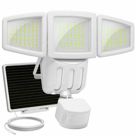 Upgrade Solar Lights Outdoor Ultra Bright 182 LED Solar Motion Sensor Lights; Wide Angle Illumination/ 3 Adjustable Heads Security Solar Wall Lights for Driveway Deck
Upgrade Solar Lights Outdoor Ultra Bright 182 LED Solar Motion Sensor Lights; Wide Angle Illumination/ 3 Adjustable Heads Security Solar Wall Lights for Driveway Deck