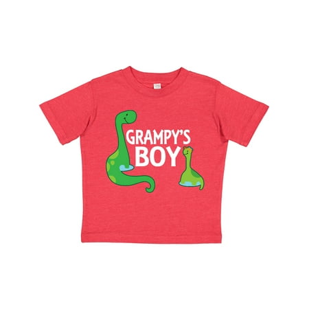 Inktastic Grampy s Boy Grandson Dinosaur Gift Toddler Boy Girl T-Shirt
