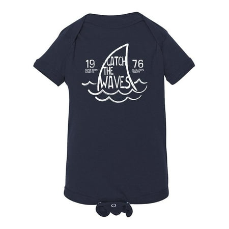 Catch The Waves Swimming Shark Bodysuit Infant -Image by Shutterstock Newborn