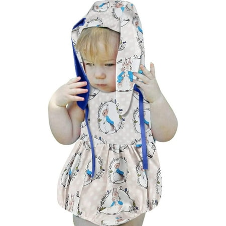QWZNDZGR Little Girls Clothes Set Printed Hat Set Girls Romper Cartoon Bodysuitt Ears Infant Baby Girls Easter (Blue 6-9 Months)
QWZNDZGR Little Girls Clothes Set Printed Hat Set Girls Romper Cartoon Bodysuitt Ears Infant Baby Girls Easter (Blue 6-9 Months)
