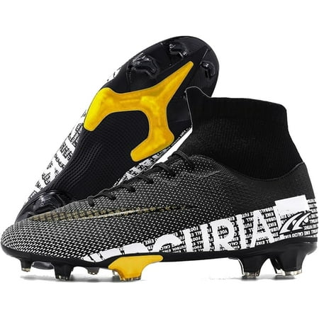 Football Cleats Men Women Non-Slip High Top Soccer Shoes Lightweight Shock Resistant Training Boots Sneaker Breathable Professional Turf Shoes Sport Athletic Ground Football Boots Soccer Cleats
Football Cleats Men Women Non-Slip High Top Soccer Shoes Lightweight Shock Resistant Training Boots Sneaker Breathable Professional Turf Shoes Sport Athletic Ground Football Boots Soccer Cleats