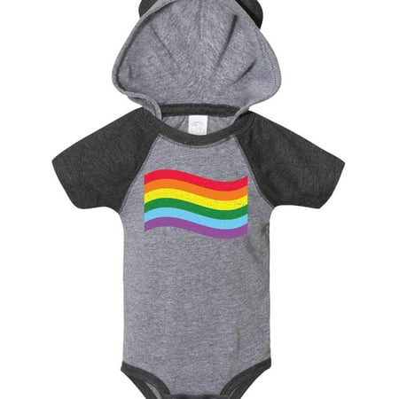 Inktastic Pride Flag in Grunge Gift Baby Boy or Baby Girl Bodysuit