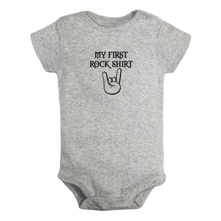 My First Rock Shirt Funny Rompers For Babies Newborn Baby Unisex Bodysuits Infant Jumpsuits Toddler 0-24 Months Kids One-Piece Oufits (Gray 12-18 Months)
My First Rock Shirt Funny Rompers For Babies Newborn Baby Unisex Bodysuits Infant Jumpsuits Toddler 0-24 Months Kids One-Piece Oufits (Gray 12-18 Months)